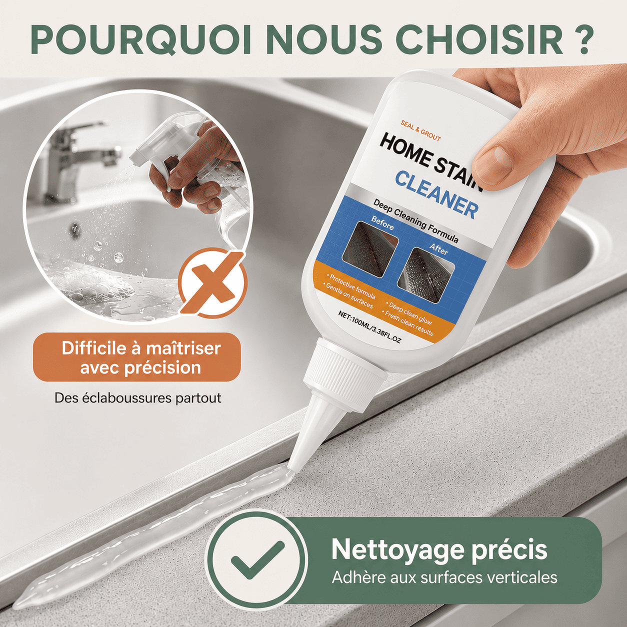 MoldOff™ — Gel Anti-Moisissures pour Joints, Silicone et Carrelage