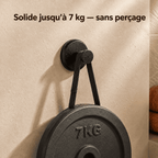 Crochets Sans Perçage — Jusqu'à 7kg, Installation en 10 Secondes