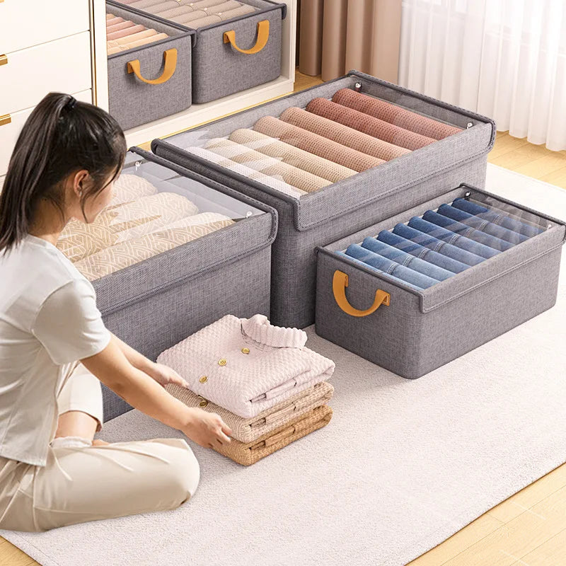 Boîte de Rangement Couvercle Rigide — Vos Vêtements Protégés, Organisés et Toujours Prêts