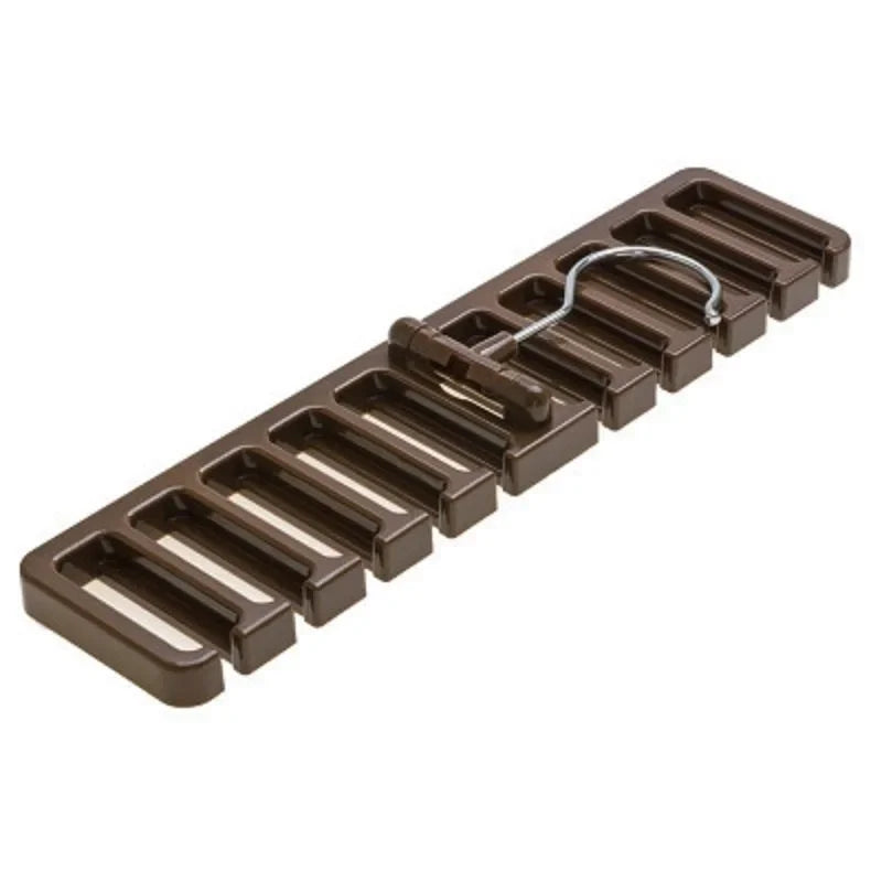 Range-Ceintures en Bois — 10 Emplacements, Suspension Rotative pour Dressing