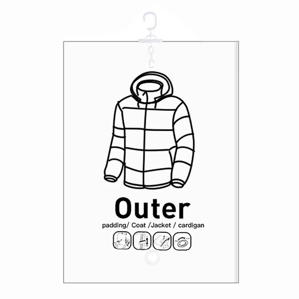 Kit Rangement Sous Vide Suspendu Sortlyn + Pompe Électrique (Jusqu'à -80% d'espace)