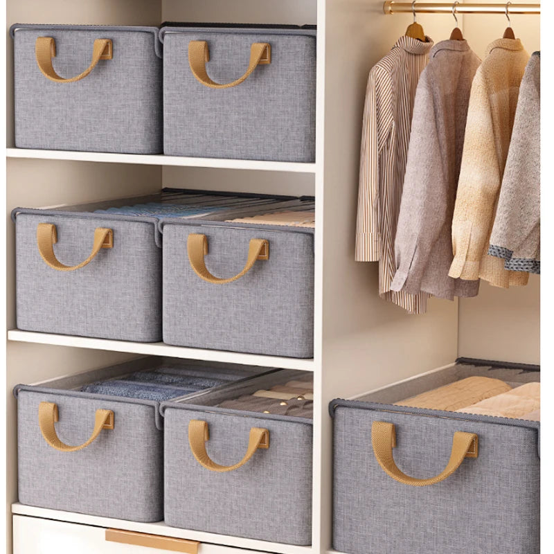 Boîte de Rangement Couvercle Rigide — Vos Vêtements Protégés, Organisés et Toujours Prêts