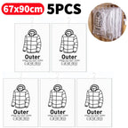 Kit Rangement Sous Vide Suspendu Sortlyn + Pompe Électrique (Jusqu'à -80% d'espace)