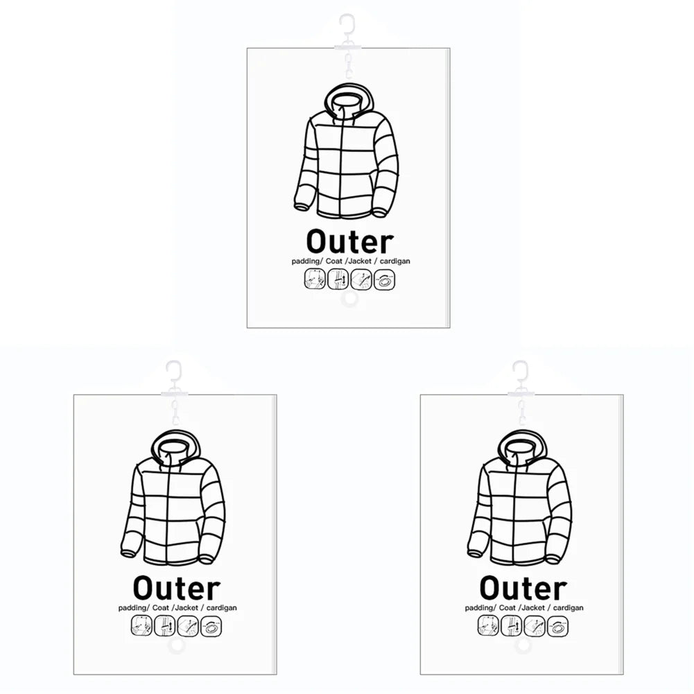 Kit Rangement Sous Vide Suspendu Sortlyn + Pompe Électrique (Jusqu'à -80% d'espace)