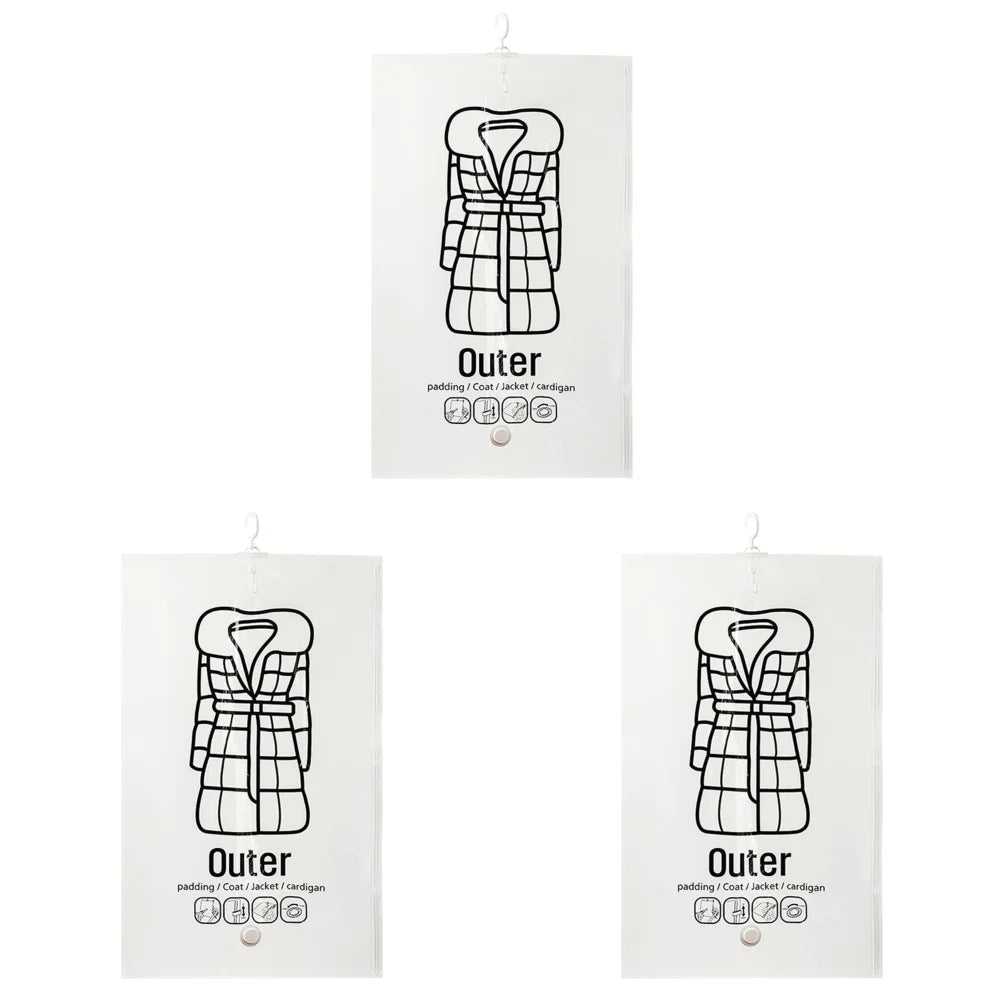 Kit Rangement Sous Vide Suspendu Sortlyn + Pompe Électrique (Jusqu'à -80% d'espace)