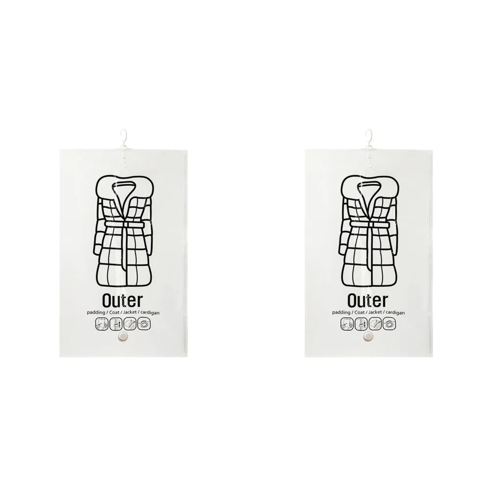 Kit Rangement Sous Vide Suspendu Sortlyn + Pompe Électrique (Jusqu'à -80% d'espace)