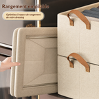 Boîte Organisatrice Sortlyn — Rangement Structuré en Tissu Premium pour Armoire