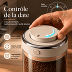 Bocal Hermétique Café — Fini le Café Éventé, Chaque Tasse Aussi Fraîche que la Première